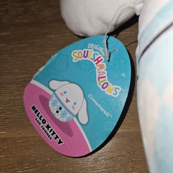 Sanrio Cinnamoroll Squishmallow with Tag Hello Kitty - Picture 3 of 4